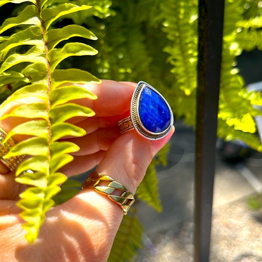 Anna Beck Lapis Tear Drop Ring